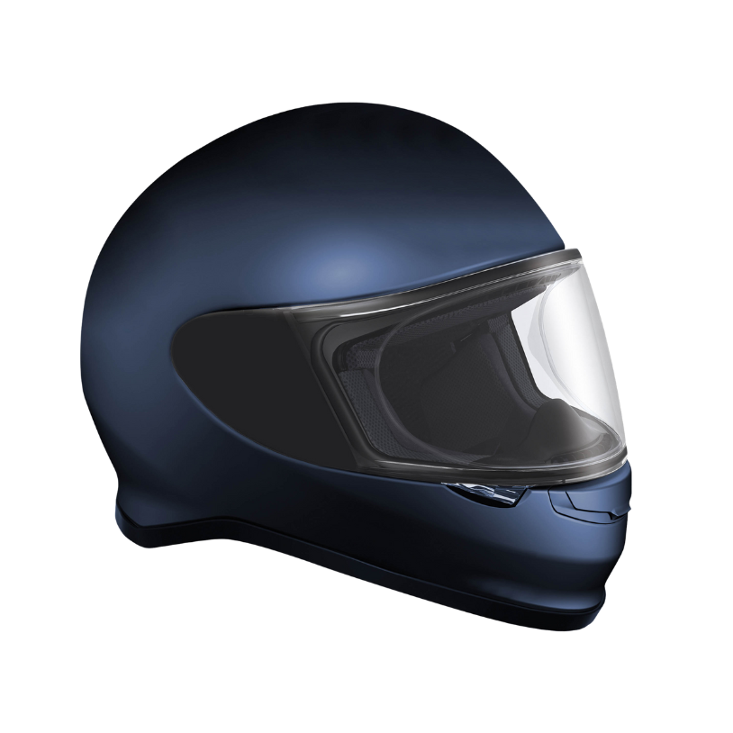 Matte Blue Helmet